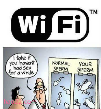 2013年度十大科技谣言  WiFi杀精不靠谱 